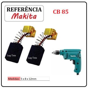 JOGO DE ESCOVA DE CARVÃO - FURADEIRA MAKITA - 194973-8 - CB 85 - MDP 201