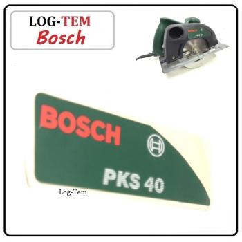 A51-3 / 1601118730 - ETIQUETA - SERRA CIRCULAR BOSCH - 3328 - PKS 40 - POS.9 - ORIGINAL