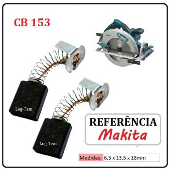 JOGO DE ESCOVA DE CARVÃO - SERRA CIRCULAR MAKITA - 194985-1 - CB 153 - 5900 B