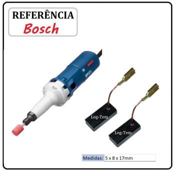 JOGO DE ESCOVA  DE CARVÃO - RETIFICA BOSCH - 2604320912 - 1215 - GGS 27 L