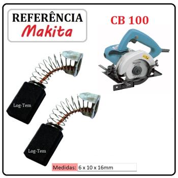 JOGO DE ESCOVA DE CARVÃO - SERRA CIRCULAR MAKITA - 194974-6 - CB 100 - 4200 H