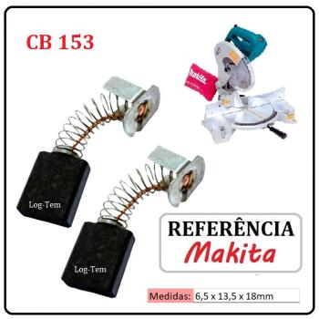 JOGO DE ESCOVA DE CARVÃO - SERRA ESQUADRILHA MAKITA - 194985-1 - CB 153 - LS 1040 F