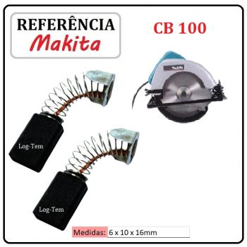 JOGO DE ESCOVA DE CARVÃO - SERRA CIRCULAR MAKITA - 194974-6 - CB 100 - 5800 H