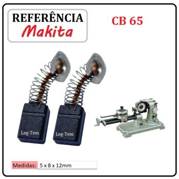 JOGO DE ESCOVA DE CARVÃO - AFIADOR DE SERRA MAKITA - 191628-6 - CB 65 - 9803