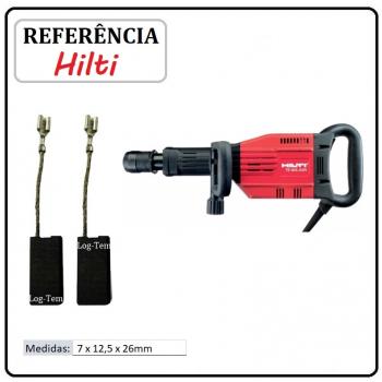 JOGO DE ESCOVA DE CARVÃO - MARTELO HILTI - 206240 - TE 905