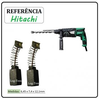 JOGO DE ESCOVA DE CARVÃO - MARTELETE HITACHI - 999-072 - DH 26 PC