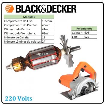 INDUZIDO / ROTOR / MOTOR 220 V - BD 3011 - POS.17