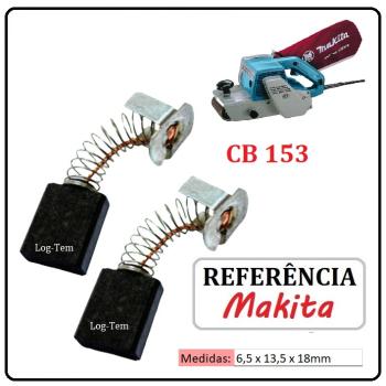 JOGO DE ESCOVA DE CARVÃO - LIXADEIRA DE CINTA MAKITA - 194985-1 - CB 153 - 9401