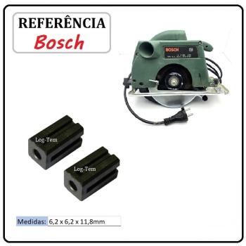 JOGO DE ESCOVA DE CARVÃO - SERRA CIRCULAR BOSCH - 2610386546 - 3C28 - KS 5500 PLUS