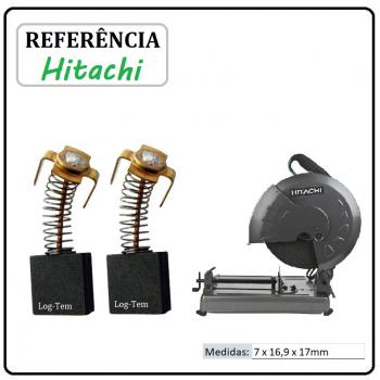 JOGO DE ESCOVA DE CARVÃO - POLICORTE HITACHI - 999-044 - CC 14 SF
