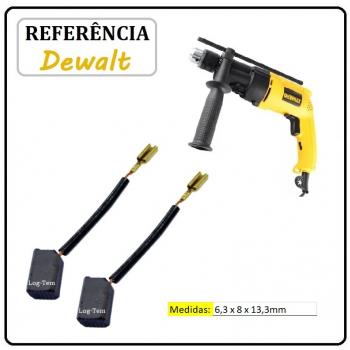 JOGO DE ESCOVA DE CARVÃO - FURADEIRA DEWALT - 401853-01 - DW 513