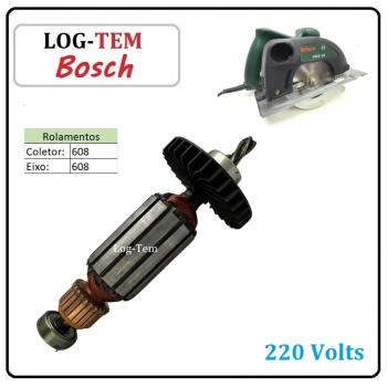 I-1-1-6 / 2610386657 - INDUZIDO / ROTOR / MOTOR 220 V - SERRA CIRCULAR BOSCH - 3328 - PKS 40 - POS.3 - ORIGINAL