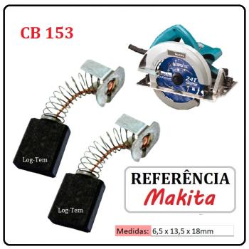 JOGO DE ESCOVA DE CARVÃO - SERRA CIRCULAR MAKITA - 194985-1 - CB 153 - 5007 NB