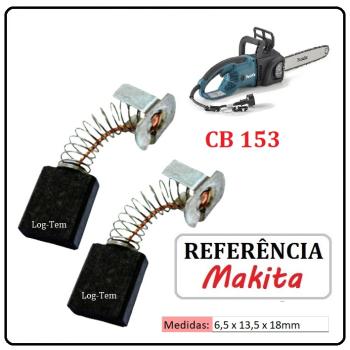 JOGO DE ESCOVA DE CARVÃO - MOTOSERRA ELETRICA MAKITA - 194985-1 - CB 153 - UC 4030 A