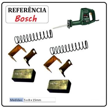 JOGO DE ESCOVA DE CARVÃO - CORTADORA  DE ARBUSTO BOSCH -  2604321917 - 3997 - PFZ 550 PE