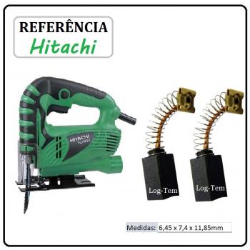 JOGO DE ESCOVA DE CARVÃO - SERRA TICO-TICO HITACHI - 999-041 - FC 16 5V3
