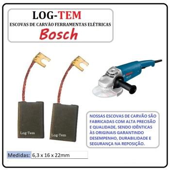 LC 02 - JOGO DE ESCOVA - LIXADEIRA BOSCH - 1321 - SIMILAR