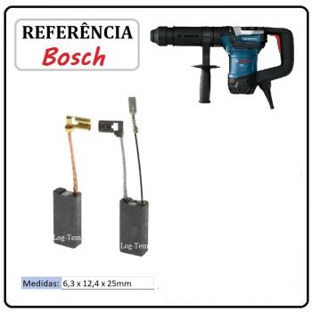 JOGO DE ESCOVA DE CARVÃO - MARTELO BOSCH - 1617014144 - 11318 - GSH 5 E