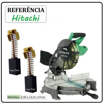 JOGO DE ESCOVA DE CARVÃO - SERRA ESQUADRILHA HITACHI - 999-065 - C 10 CE2