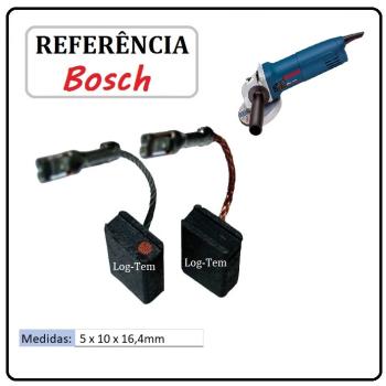 JOGO DE ESCOVA DE CARVÃO - ESMEIRLAHDEIRA BOSCH - F000611019 - 1800 - GWS 7-125