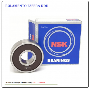 6006 - ROLAMENTO ESFERA DDU - NSK