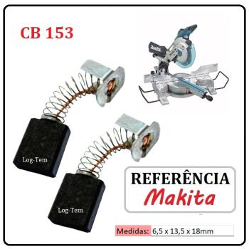 JOGO DE ESCOVA DE CARVÃO - SERRA ESQUADRILHA MAKITA - 194985-1 - CB 153 - LS 1016