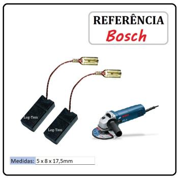 JOGO DE ESCOVA DE CARVÃO - LIXADEIRA BOSCH - 1607014116 - 3278 - PWS 6-115