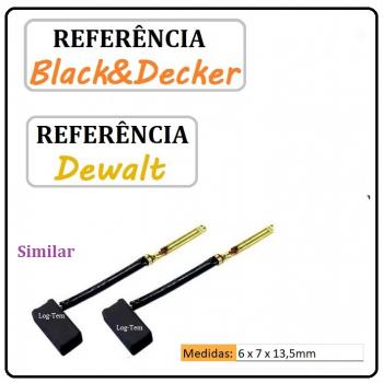 LC 19 - JOGO DE ESCOVA DEWALT e BLACK & DECKER - SIMILAR