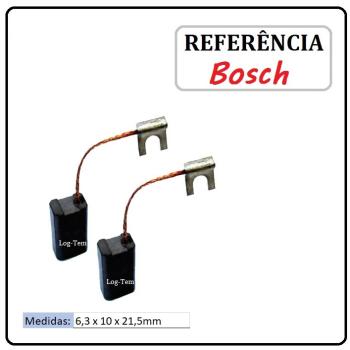 JOGO DE ESCOVA DE CARVÃO - FURADEIRA BOSCH - 1607014126 - 1121.0