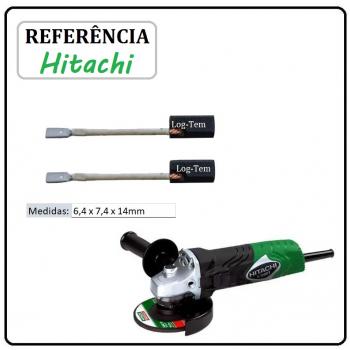 JOGO DE ESCOVA DE CARVÃO - ESMERILHADEIRA HITACHI - 999-091 - G 12 SR3