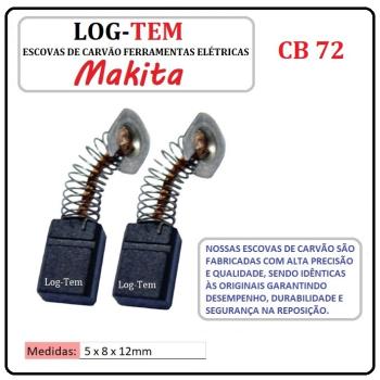 ESCOVA DE CARVÃO MAKITA - 5x8x12mm