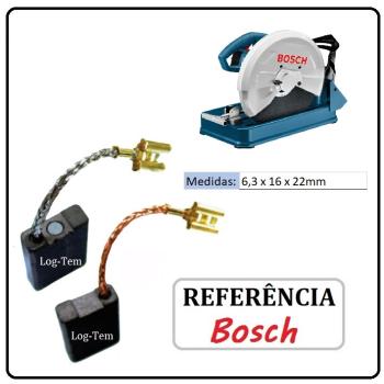 JOGO DE ESCOVA DE CARVÃO - POLICORTE BOSCH - 1607014194 - 1L17 - GCO 2000