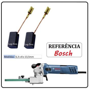JOGO DE ESCOVA DE CARVÃO - LIMA ELETRICA BOSCH - 1619P02870 - 1HA8 - GEF 7 E