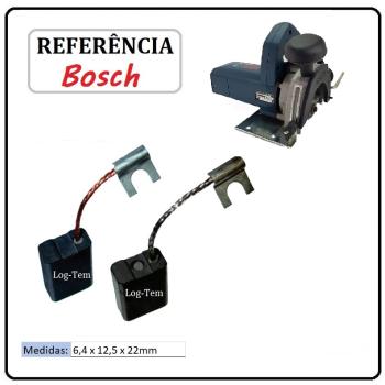 JOGO DE ESCOVA DE CARVÃO - SERRA MARMORE BOSCH - 9618086921 - 1551.1 - GDC 34