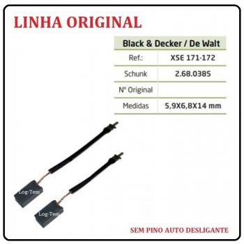 XSE 171/172 - ESCOVA DE CARVÃO DEWALT - DW 502