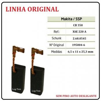 XSE 220 A - ESCOVA DE CARVÃO MAKITA - CB 350 - S/ PINO