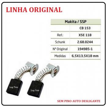 XSE 118 - ESCOVA DE CARVÃO MAKITA - CB 153