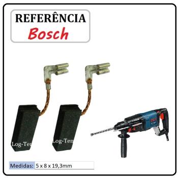 JOGO DE ESCOVA DE CARVÃO - MARTELO BOSCH - 1617000525 - 11255 - GBH 2-24 DBR
