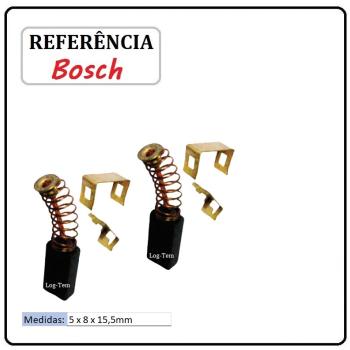 JOGO DE ESCOVA  DE CARVÃO -  FURADEIRA BOSCH - 2604321916 - 114B - GSB 400-2