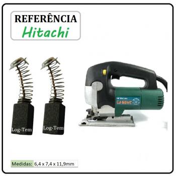 JOGO DE ESCOVA DE CARVÃO - SERRA TICO-TICO HITACHI - 999-070 - CJ 65 V