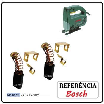 JOGO DE ESCOVA  DE CARVÃO - SERRA TICO-TICO BOSCH - 2604321916 - 3303 - PST 700 PAE