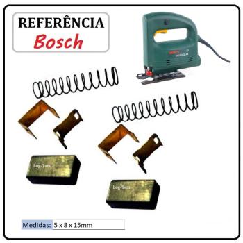 JOGO DE ESCOVA DE CARVÃO - SERRA TICO-TICO BOSCH -  2604321917 - 3364 - PST 550 AE