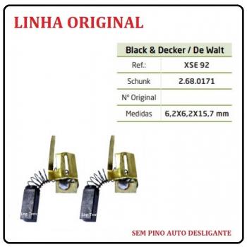 XSE 92 - ESCOVA DE CARVÃO BLACK & DECKER - 7104