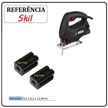 JOGO DE ESCOVA DE CARVÃO - SERRA TICO-TICO SKIL -  2610386546 - 4000