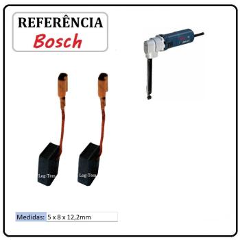 JOGO DE ESCOVA  DE CARVÃO - ROEDORA BOSCH - 2604320911 - 1529 - GNA 1,6