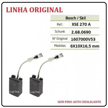 XSE 270 A - ESCOVA DE CARVÃO BOSCH - GWS 11-125 - S/ PINO