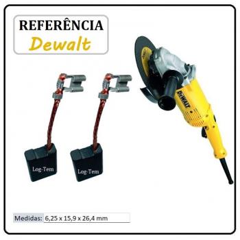 AL-35-6 / JOGO DE ESCOVA DE CARVÃO - ESMERILHADEIRA DEWALT - 392574-03 - D 28474 W