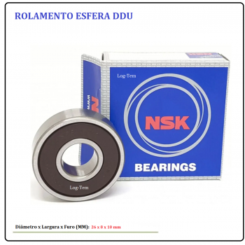6000 - ROLAMENTO ESFERA DDU - NSK