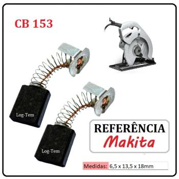 JOGO DE ESCOVA DE CARVÃO - SERRA CIRCULAR MAKITA - 194985-1 - CB 153 - 5201 N