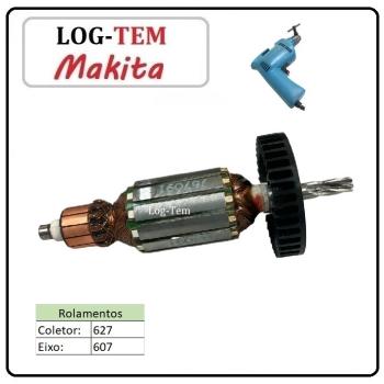 K-2-4-3 / 617091-0 - INDUZIDO / ROTOR / MOTOR  - FURADEIRA MAKITA 110 V - 6404 - POS.9 - ORIGINAL